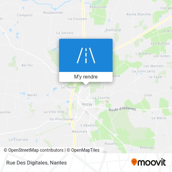 Rue Des Digitales plan