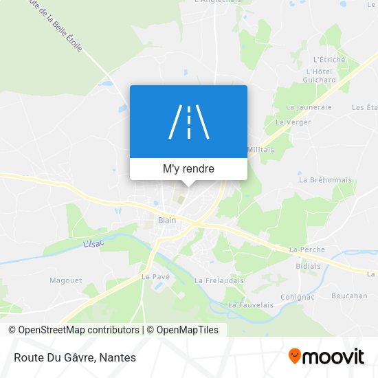 Route Du Gâvre plan