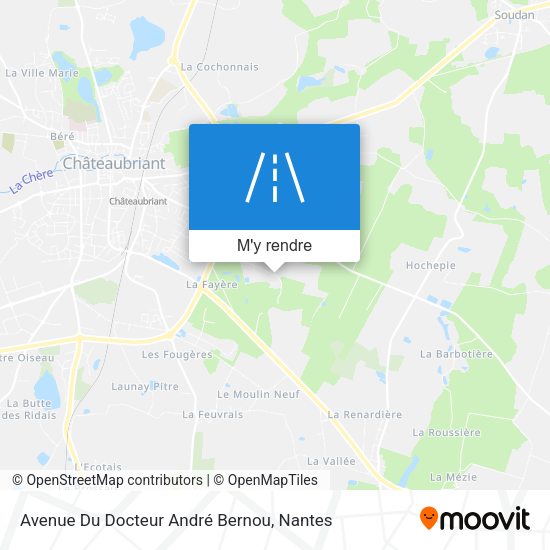 Avenue Du Docteur André Bernou plan