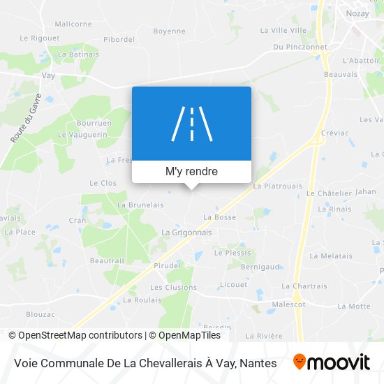 Voie Communale De La Chevallerais À Vay plan