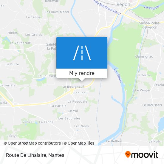 Route De Lihalaire plan