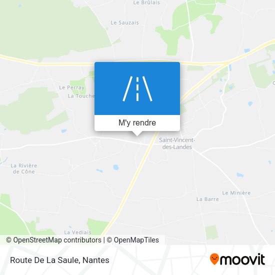 Route De La Saule plan