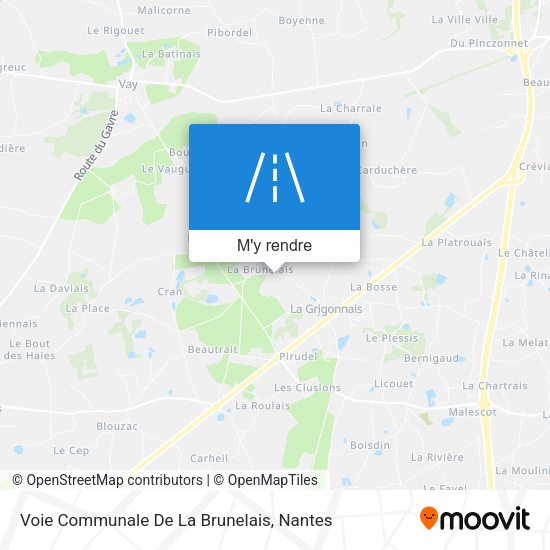 Voie Communale De La Brunelais plan