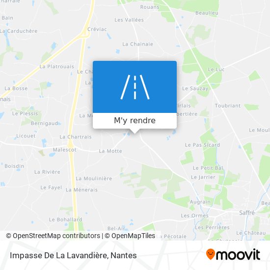 Impasse De La Lavandière plan