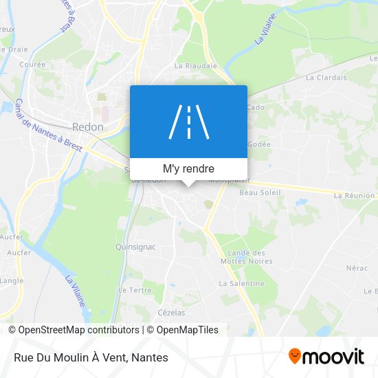 Rue Du Moulin À Vent plan