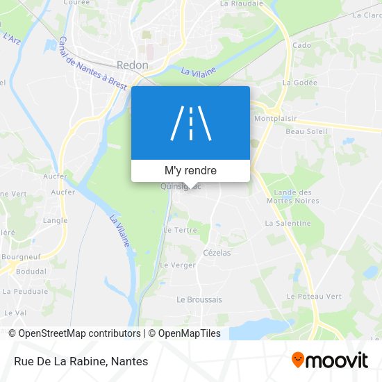 Rue De La Rabine plan