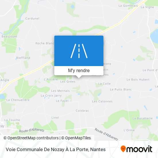 Voie Communale De Nozay À La Porte plan