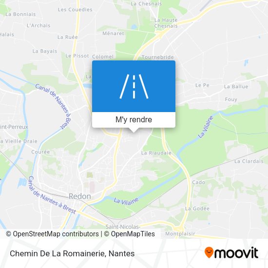 Chemin De La Romainerie plan