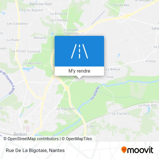 Rue De La Bigotaie plan