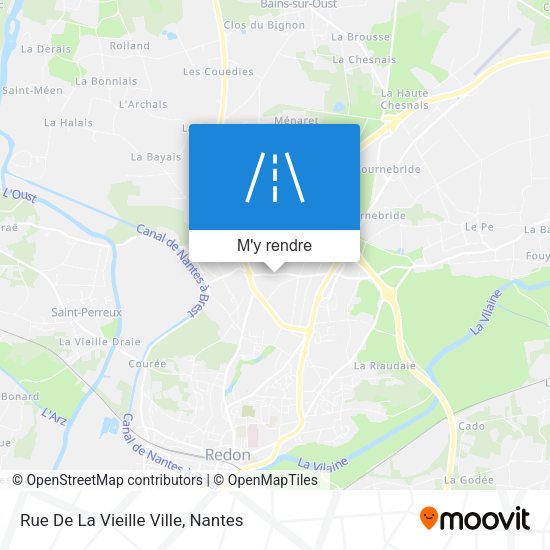 Rue De La Vieille Ville plan