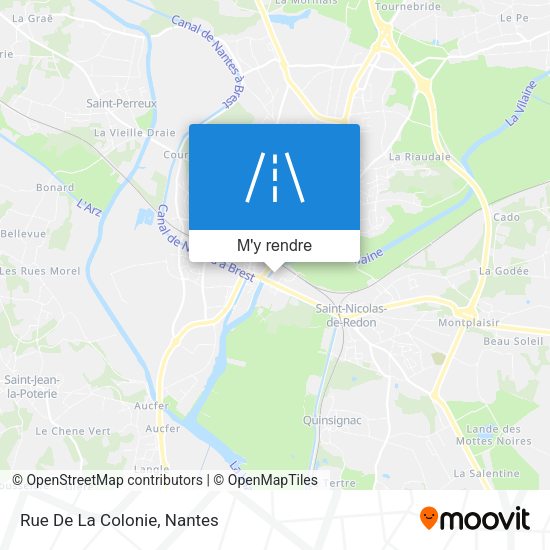 Rue De La Colonie plan