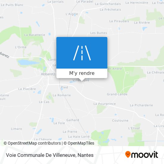 Voie Communale De Villeneuve plan