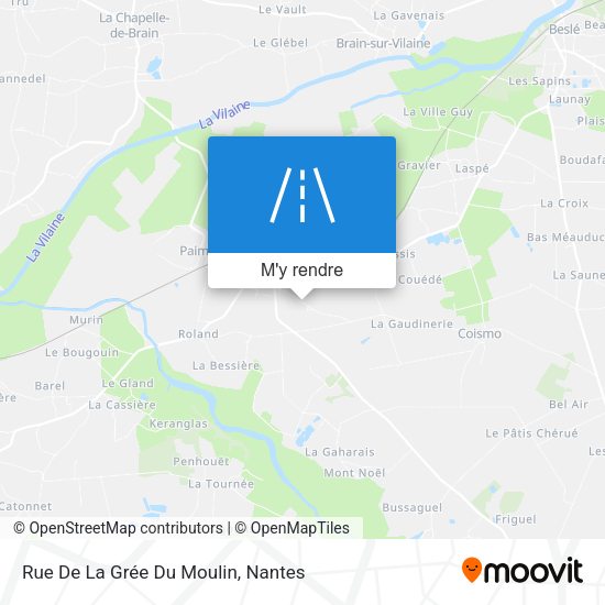 Rue De La Grée Du Moulin plan