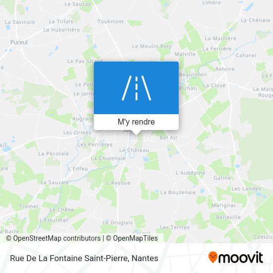 Rue De La Fontaine Saint-Pierre plan