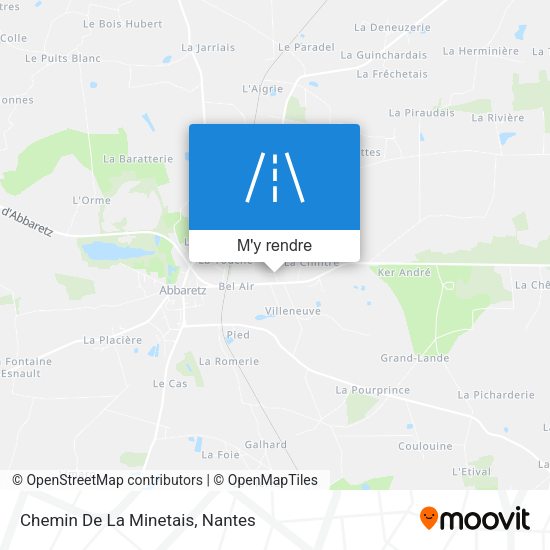 Chemin De La Minetais plan
