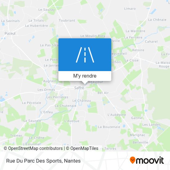 Rue Du Parc Des Sports plan