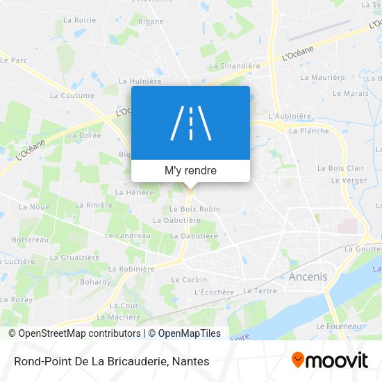 Rond-Point De La Bricauderie plan