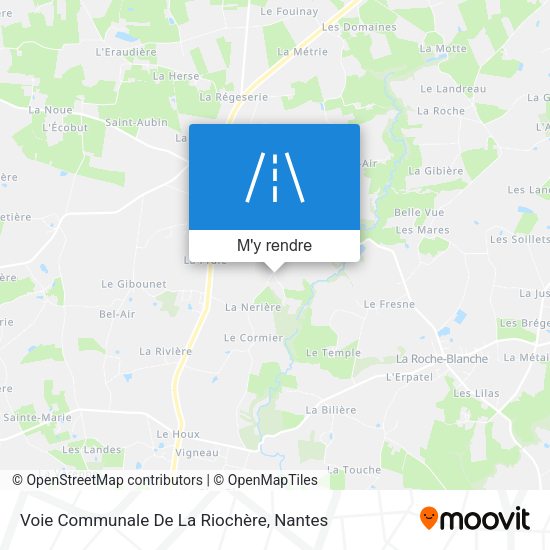 Voie Communale De La Riochère plan