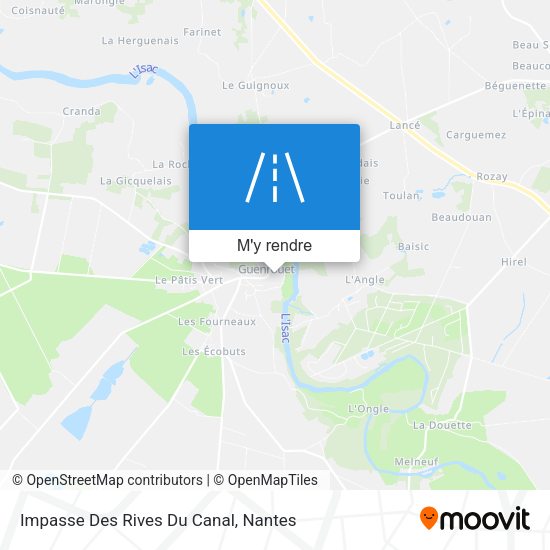 Impasse Des Rives Du Canal plan
