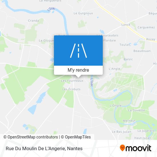 Rue Du Moulin De L’Angerie plan