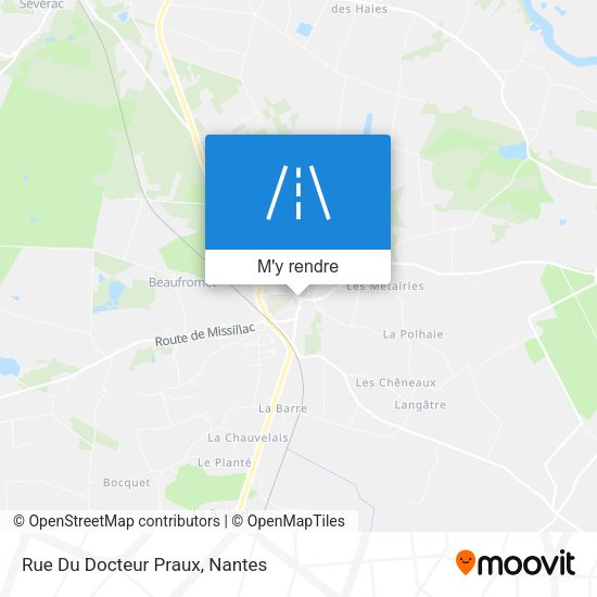 Rue Du Docteur Praux plan