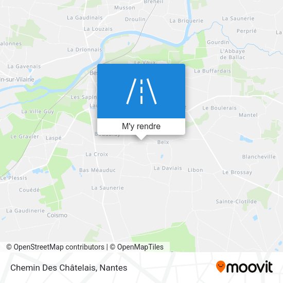 Chemin Des Châtelais plan