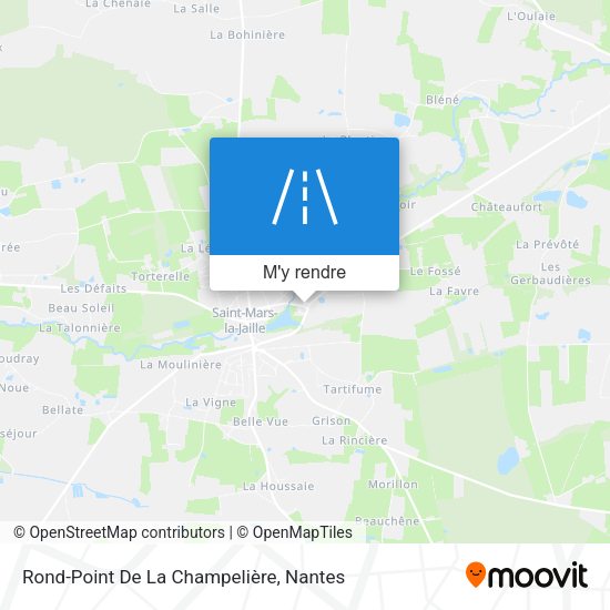 Rond-Point De La Champelière plan