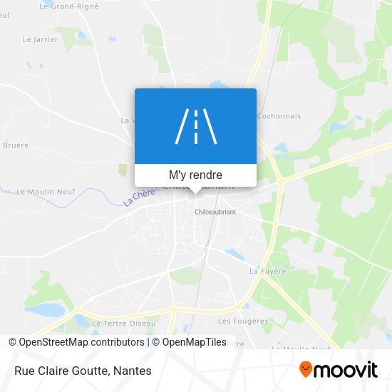 Rue Claire Goutte plan
