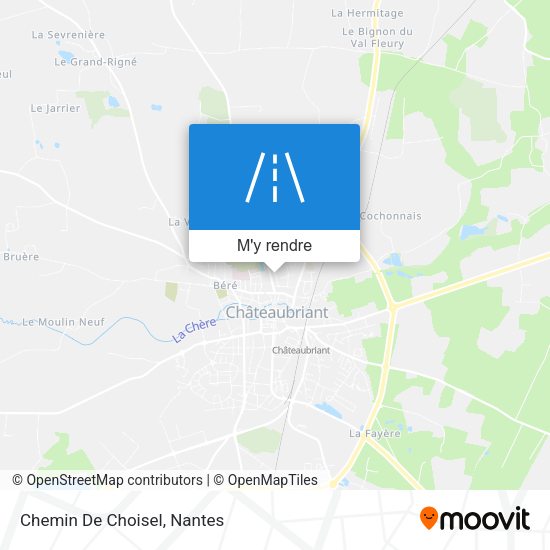 Chemin De Choisel plan