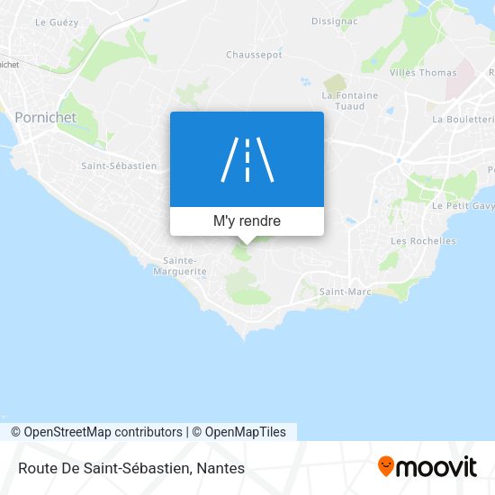 Route De Saint-Sébastien plan