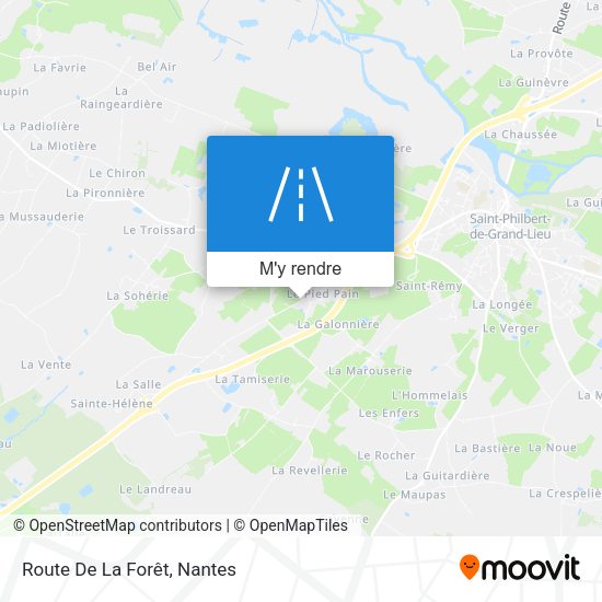 Route De La Forêt plan
