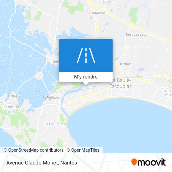Avenue Claude Monet plan