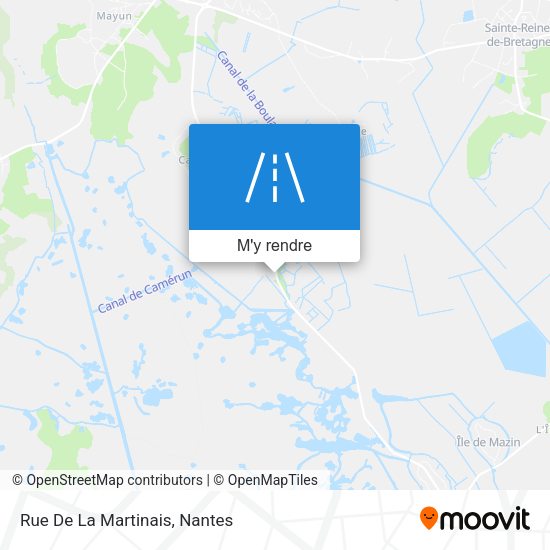 Rue De La Martinais plan