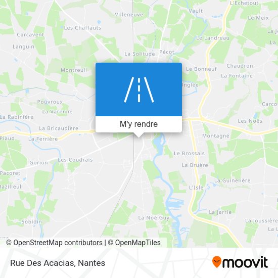 Rue Des Acacias plan
