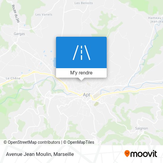 Avenue Jean Moulin plan
