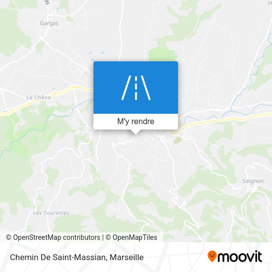 Chemin De Saint-Massian plan