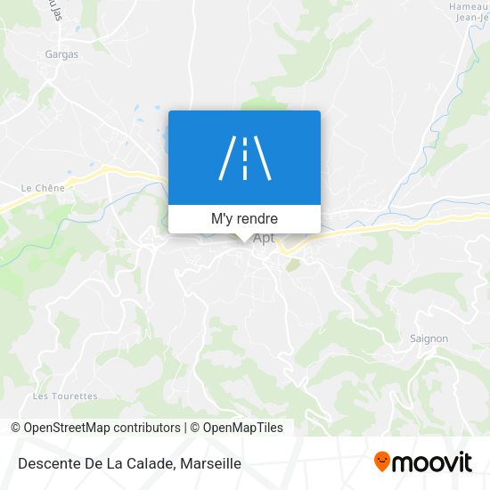 Descente De La Calade plan