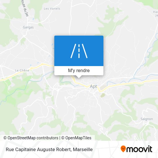 Rue Capitaine Auguste Robert plan