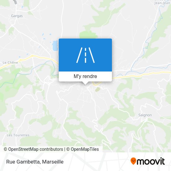 Rue Gambetta plan