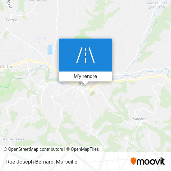 Rue Joseph Bernard plan