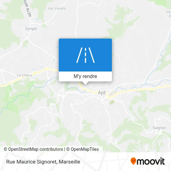 Rue Maurice Signoret plan