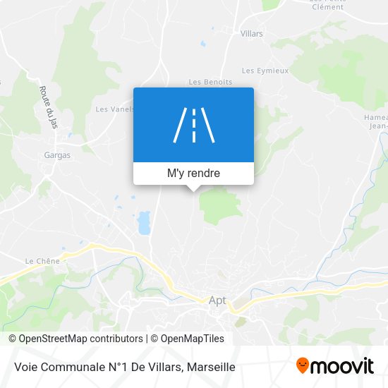 Voie Communale N°1 De Villars plan