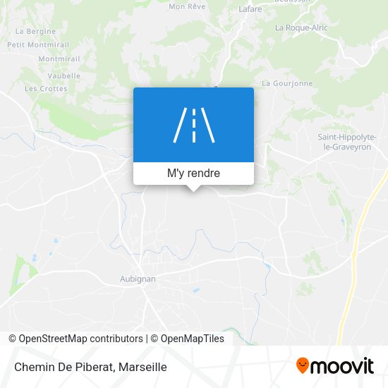 Chemin De Piberat plan