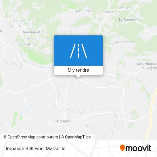Impasse Bellevue plan