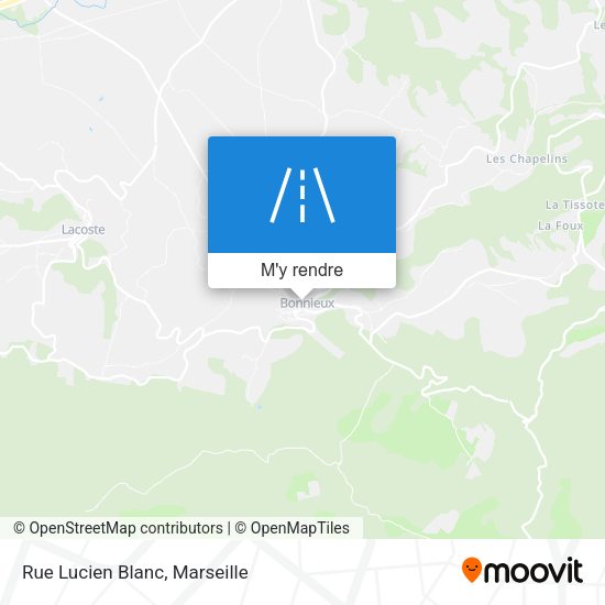 Rue Lucien Blanc plan