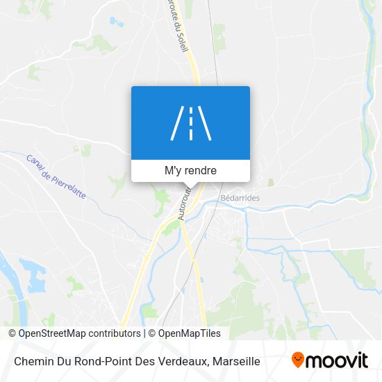 Chemin Du Rond-Point Des Verdeaux plan