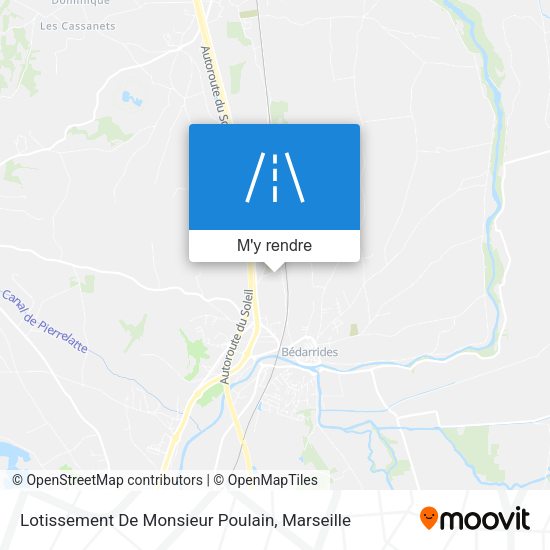 Lotissement De Monsieur Poulain plan
