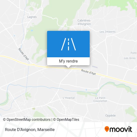 Route D'Avignon plan