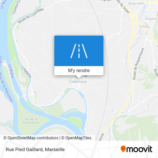 Rue Pied Gaillard plan