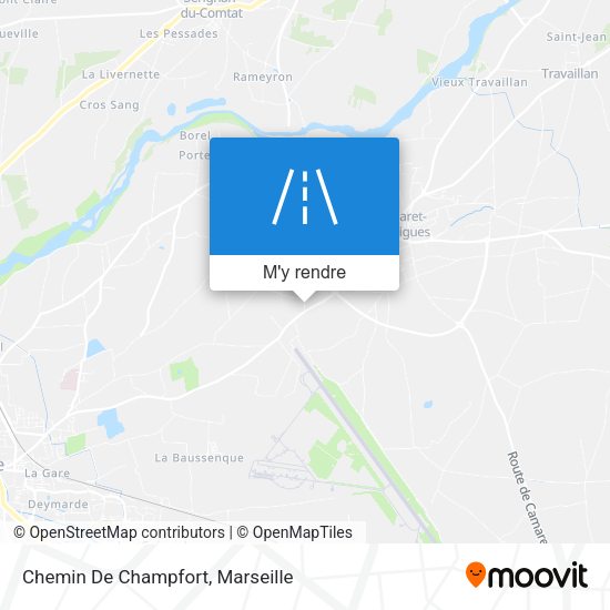 Chemin De Champfort plan